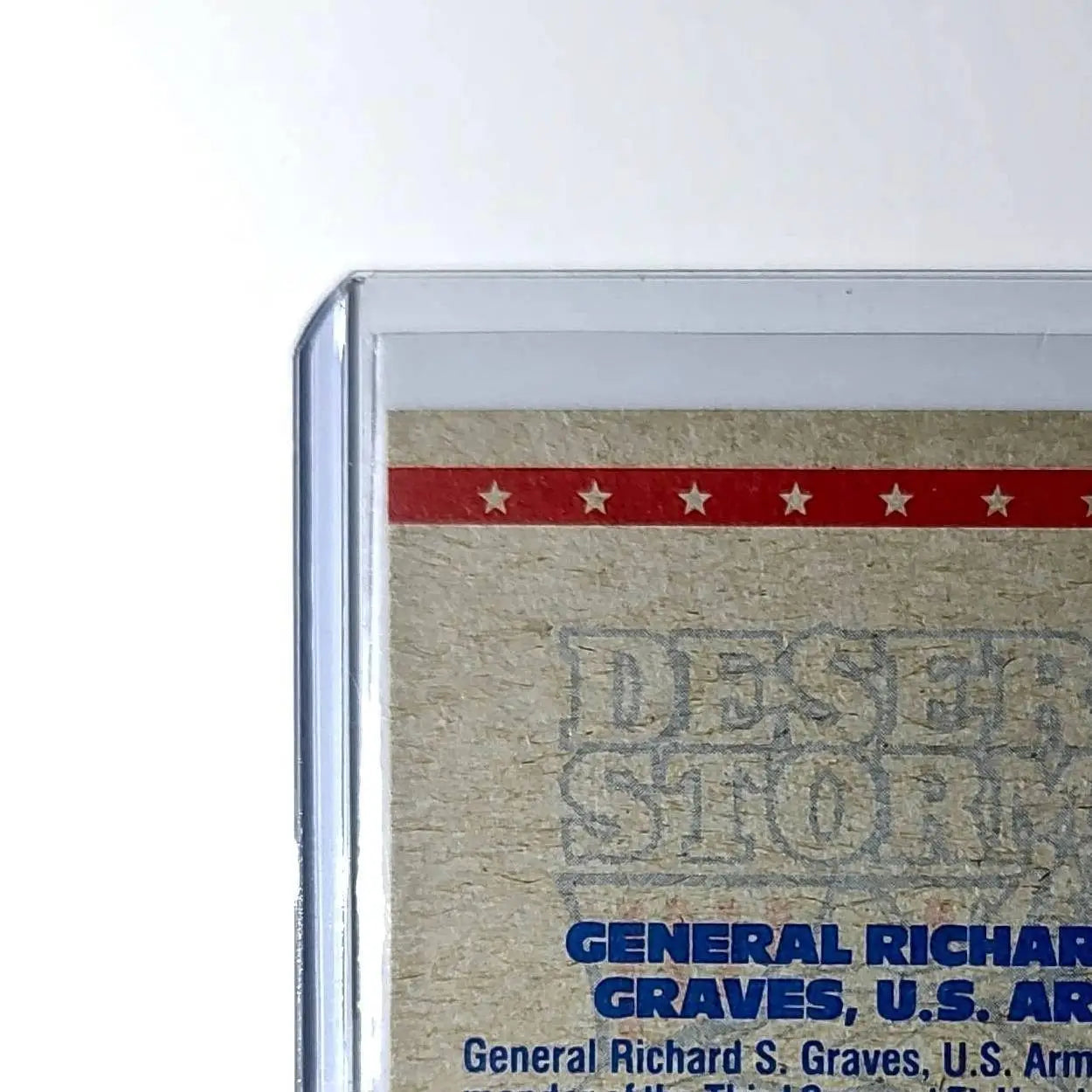 General Richard G. Graves 1991 Topps Desert Storm #5 Card - Non-Sports Card Single
