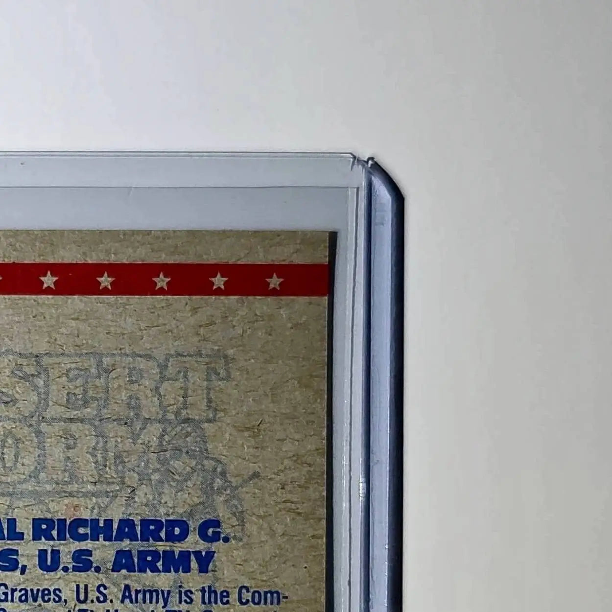 General Richard G. Graves 1991 Topps Desert Storm #5 Card - Non-Sports Card Single