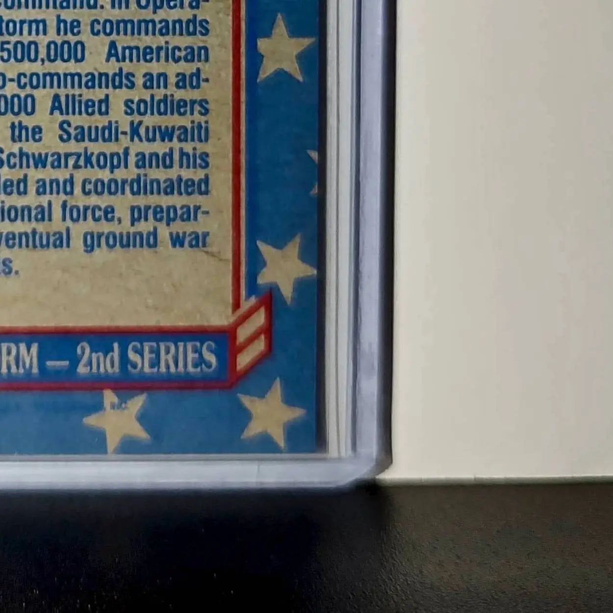 General Schwarzkopf 1991 Topps Desert Storm #157 Card