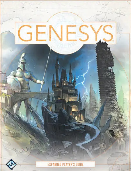 Genesys RPG Expanded Player’s Guide cover, detailed expanded player’s guide for players