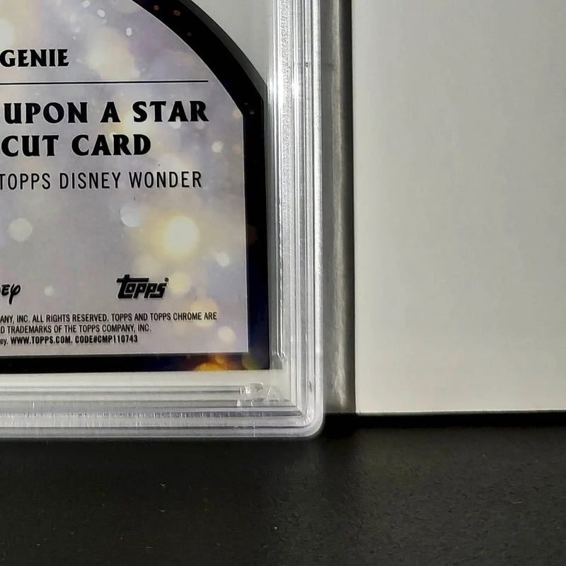 Genie 2025 Topps Chrome Disney #W-6 Wish Upon A Star Die Cut Card Aladdin PSA 9 - Non-Sports Card Single