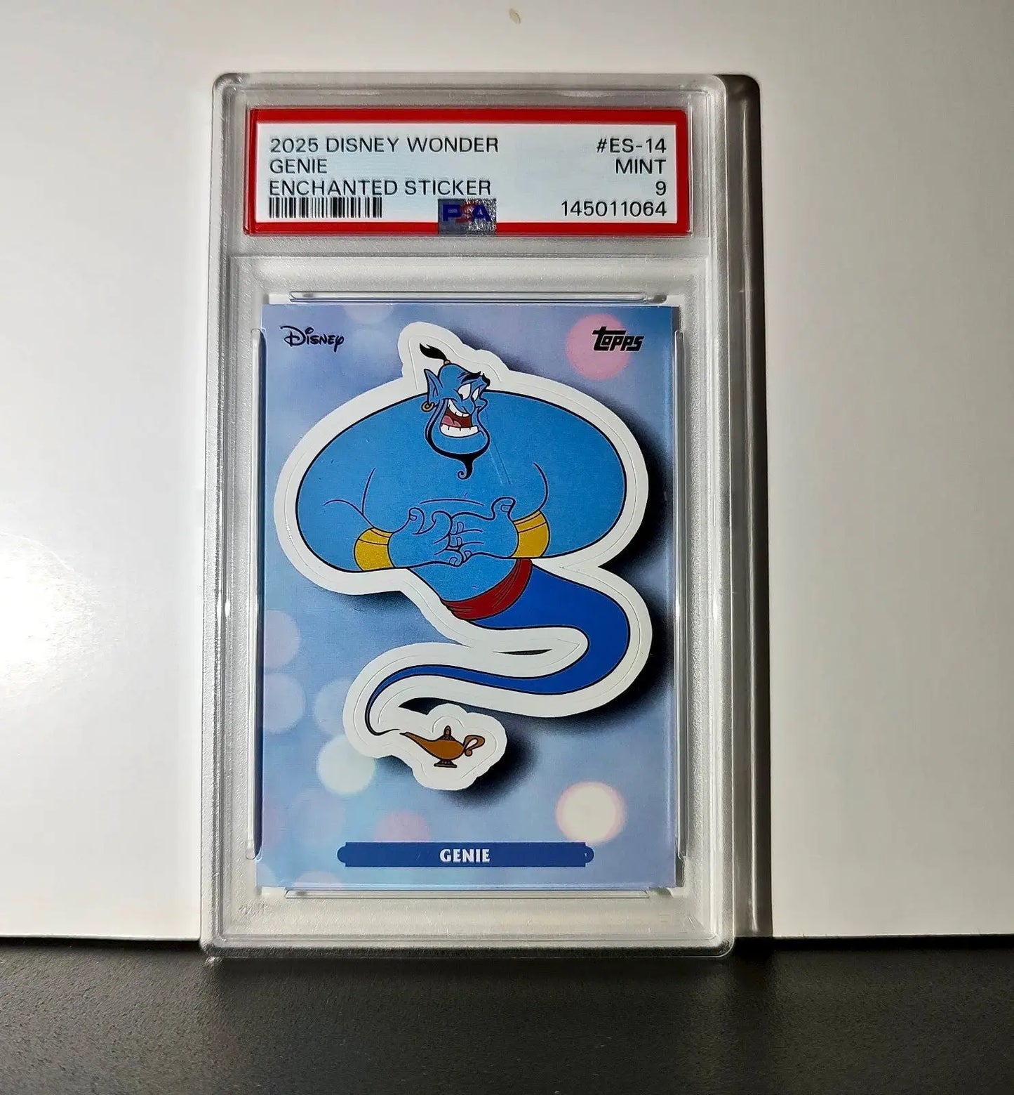 Genie 2025 Topps Disney #ES-14 Enchanted Sticker Card Aladdin PSA 9 - Non-Sports Card Single