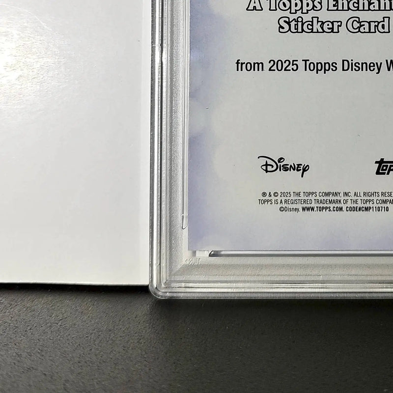 Genie 2025 Topps Disney #ES-14 Enchanted Sticker Card Aladdin PSA 9 - Non-Sports Card Single