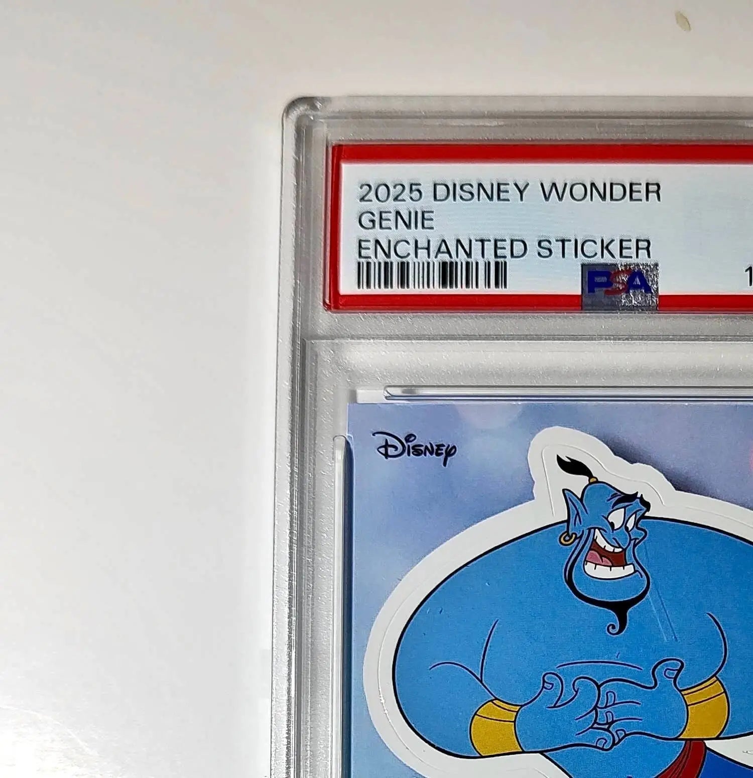 Genie 2025 Topps Disney #ES-14 Enchanted Sticker Card Aladdin PSA 9 - Non-Sports Card Single