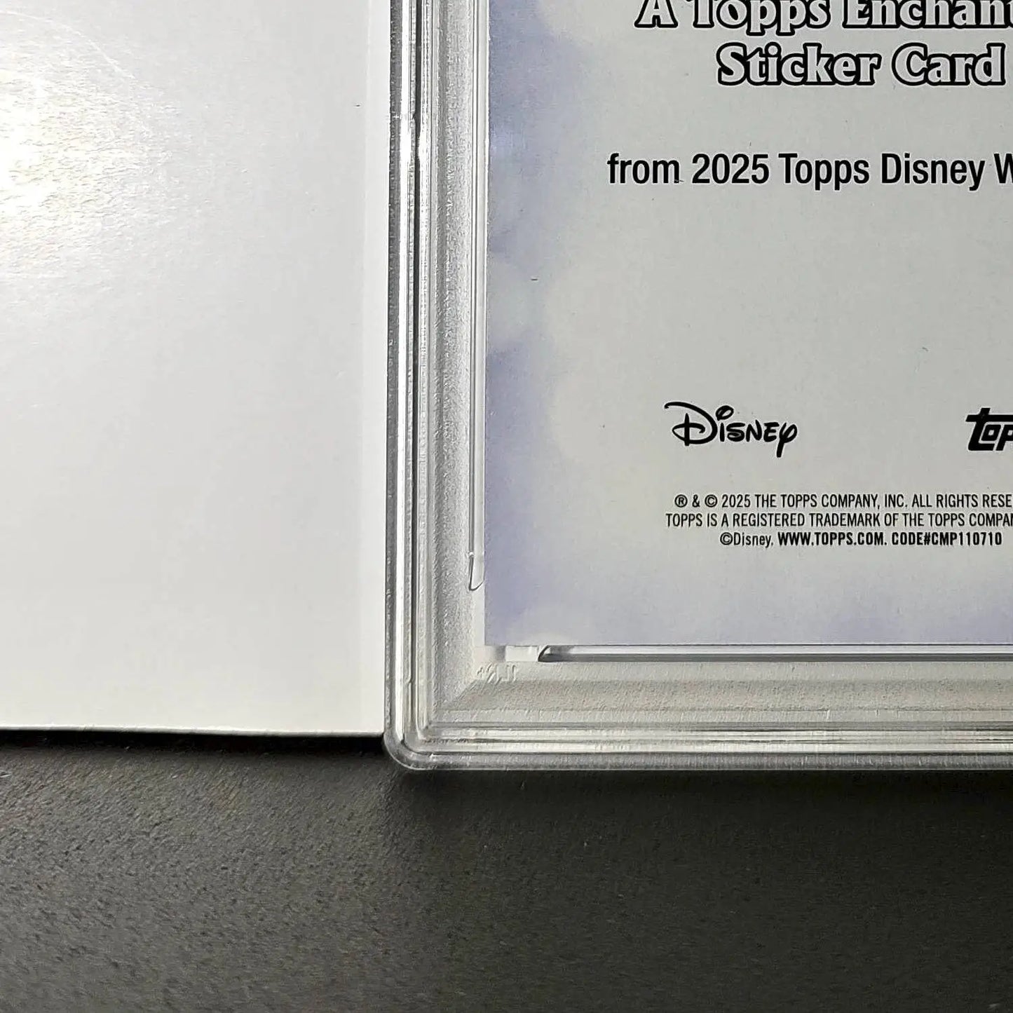 Genie 2025 Topps Disney #ES-14 Enchanted Sticker Card Aladdin PSA 9 - Non-Sports Card Single