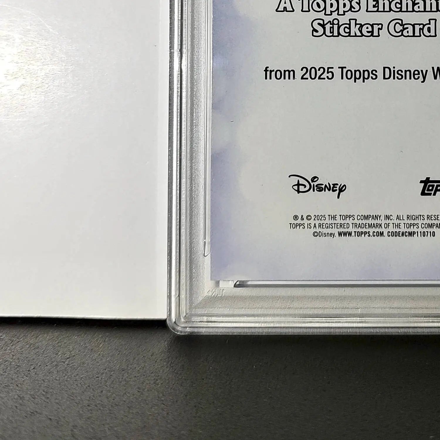 Genie 2025 Topps Disney #ES-14 Enchanted Sticker Card Aladdin PSA 9 - Non-Sports Card Single