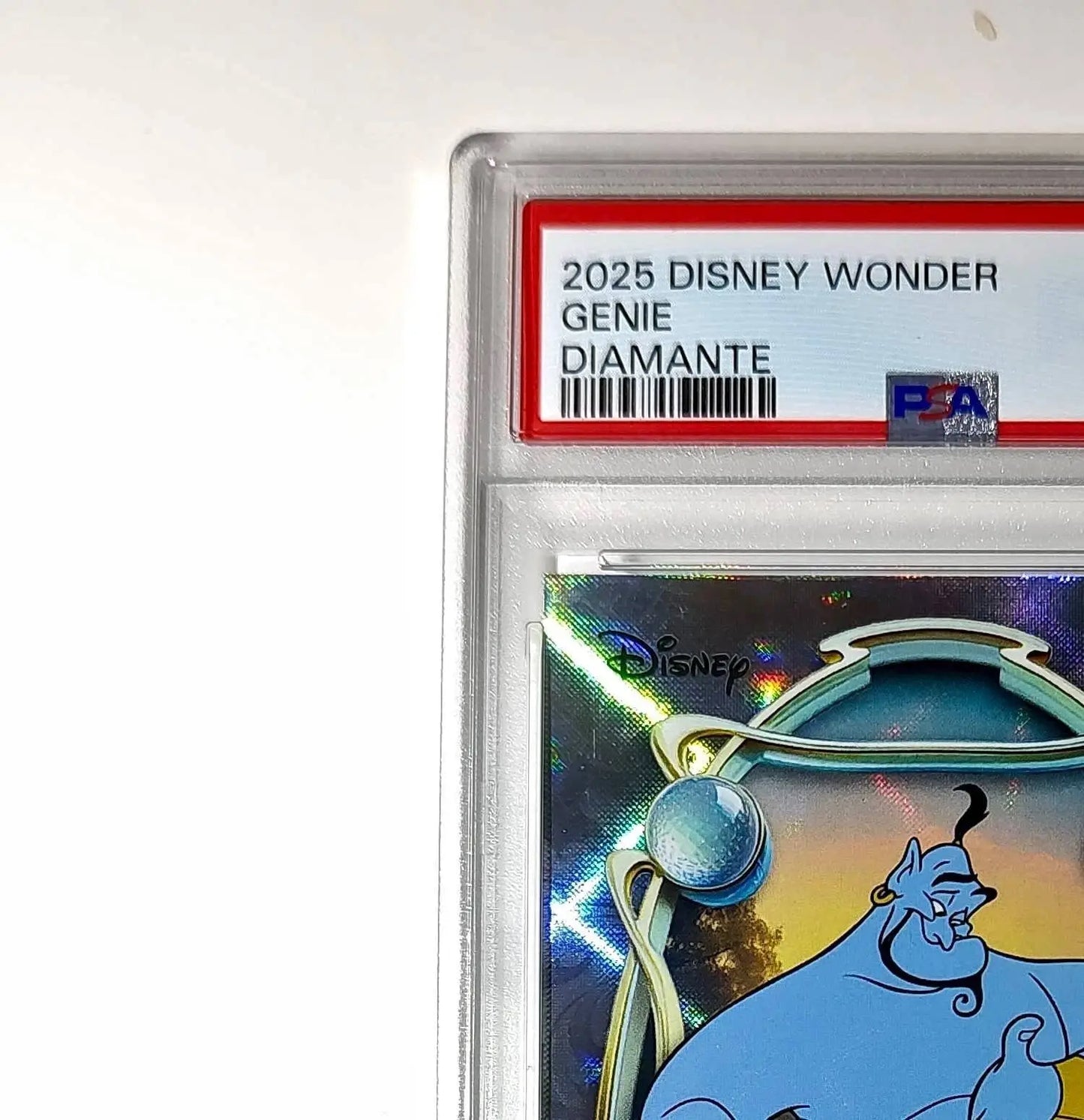 Genie 2025 Topps Disney Wonder #50 Winter Variant Card Aladdin PSA 9 - Non-Sports Card Single