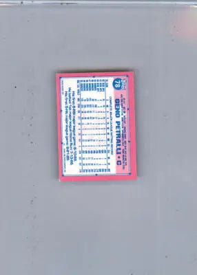 Geno Petralli - 1991 Topps Micro - #78 - Baseball - Baseball Card Single