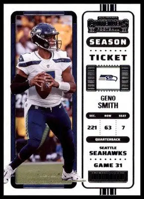 Geno Smith 2022 Panini Contenders #88 Seattle Seahawks - Football Card Single