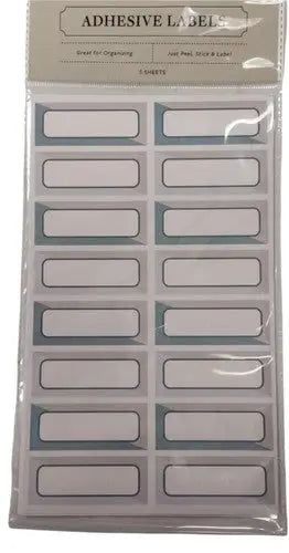 Geometric pattern address labels 5 sheets of 16 labels per sheet - General Merchandise