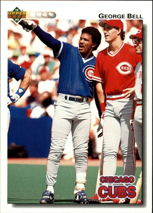 George Bell 1992 Upper Deck MLB #236 Baseball Card Chicago Cubs - Baseball Card Single