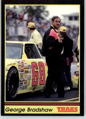 George Bradshaw - 1991 Traks - #141 - RC Racing - Racing Card Single