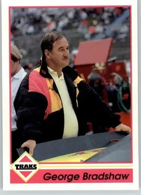 George Bradshaw - 1992 Traks - #141 - Racing - Racing Card Single