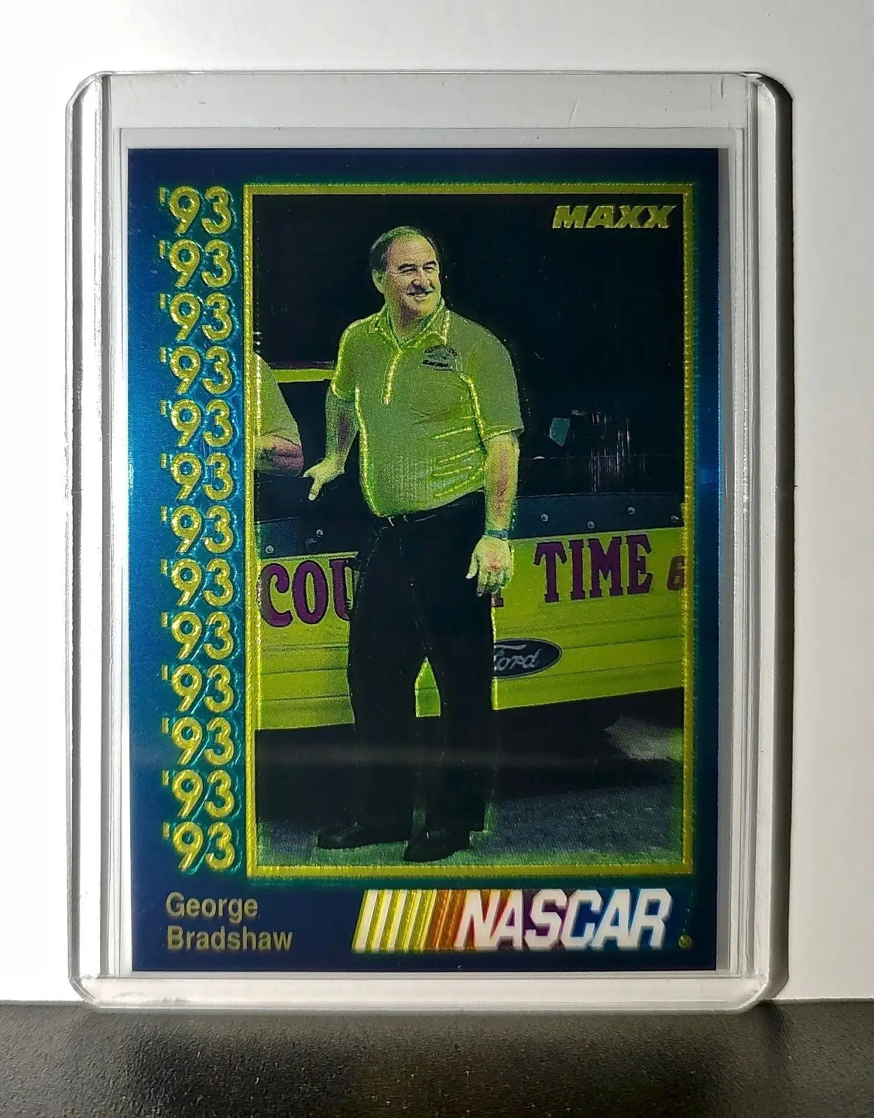 George Bradshaw 1993 Maxx Premier Plus Racing #114 NASCAR Tri-Star Motorsports