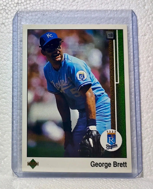 George Brett 1989 Upper Deck MLB #215 Baseball Card Kansas City Royals - Baseball Card Single