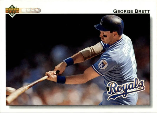 George Brett 1992 Upper Deck MLB #444 Baseball Card Kansas City Royals - Baseball Card Single