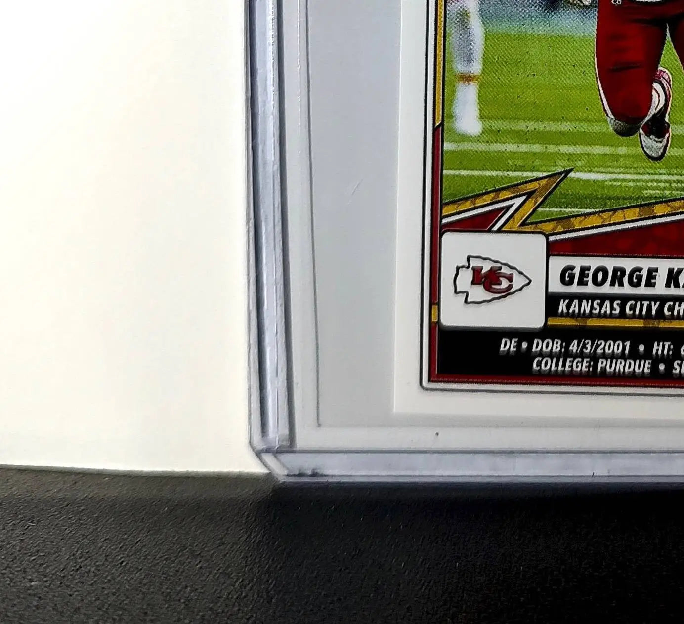 George Karrlaftis 2025 Panini NFL #256 Sticker Kansas City Chiefs