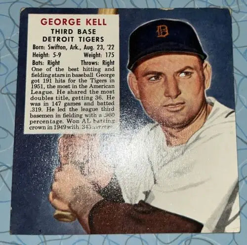 Vintage George Kell baseball card featured in Sport Magazine Page and Wheaties Lot