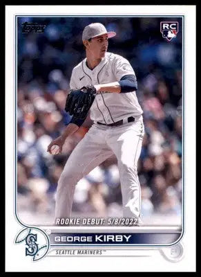 George Kirby Rookie 2022 Topps Update #US290 Seattle Mariners - Baseball Card Single