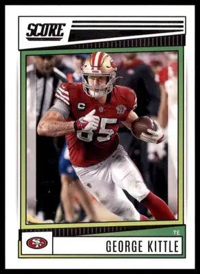 George Kittle 2022 Score #165 San Francisco 49ers - Football Card Single