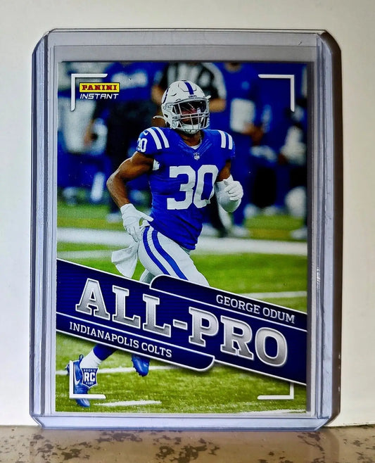 George Odum 2020 Panini All-Pro NFL #28 Rookie Card 1/241 Indianapolis Colts - Football Card Single