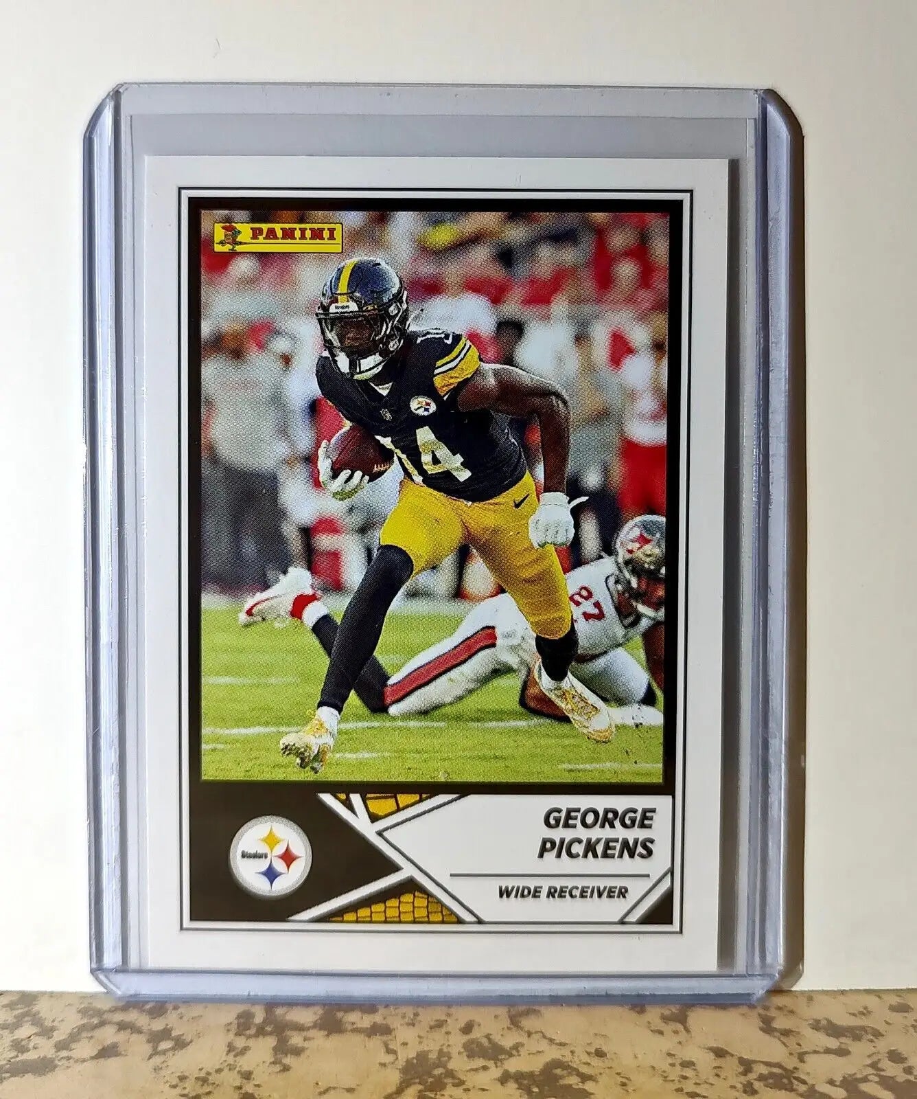 George Pickens 2024 Panini NFL #9 Sticker Card Pittsburgh Steelers - Football Card Single