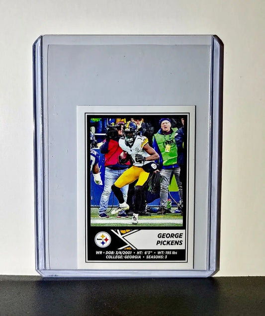 George Pickens 2024 Panini NFL Sticker #158 Pittsburgh Steelers - Football Card Single