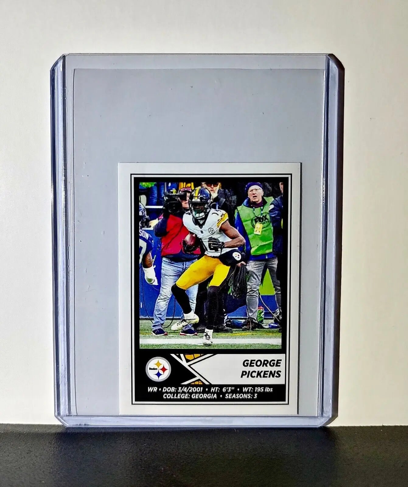 George Pickens 2024 Panini NFL Sticker #158 Pittsburgh Steelers