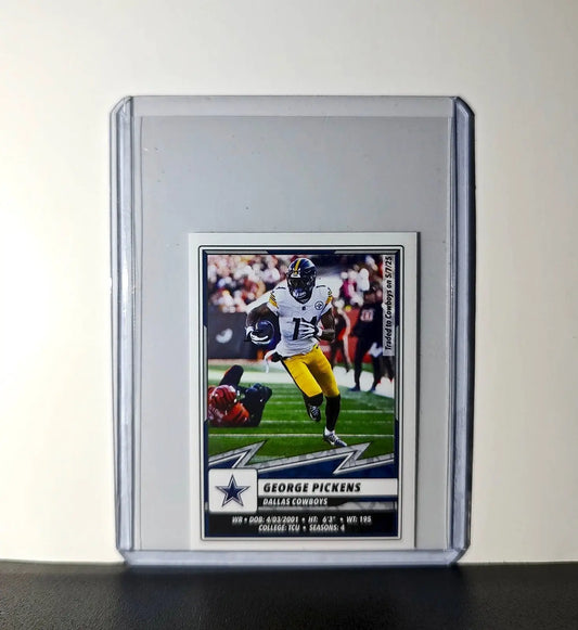 George Pickens 2025 Panini NFL #301 Sticker Dallas Cowboys