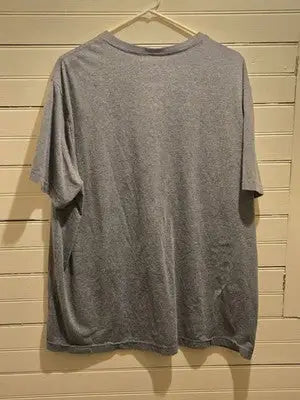 George Shirt Mens 2XL Gray Short Sleeve Crew Neck Basic Tee Oversized Casual - Apparel