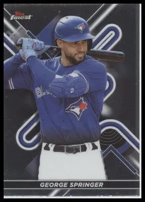 George Springer 2022 Finest #96 Toronto Blue Jays - Baseball Card Single