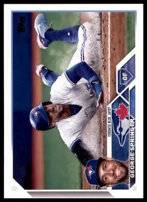 George Springer 2023 Topps #414 Toronto Blue Jays - Baseball Card Single