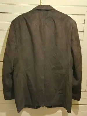 George Suit Coat Mens XXL Brown Corduroy Lined Notched Pockets Two Button Jacket - Apparel