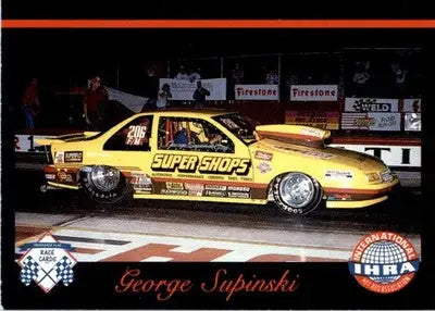 George Supinski - 1989 Checkered Flag IHRA - #26 - Racing - Racing Card Single