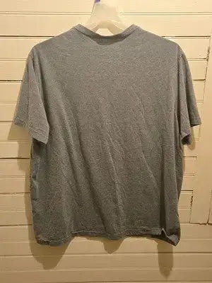 George T-Shirt Mens 2XL Gray Short Sleeve Crew Neck Basic Cotton Tee Everyday - Apparel