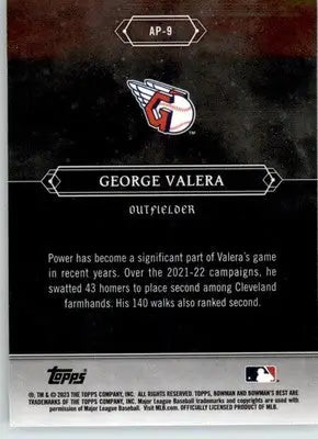 George Valera - 2023 Bowman’s Best - #AP-9 - Astral Projections Baseball - Baseball Card Single
