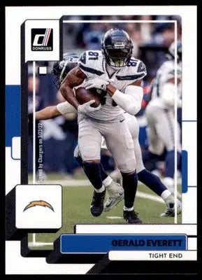 Gerald Everett 2022 Donruss #293 Los Angeles Chargers - Football Card Single