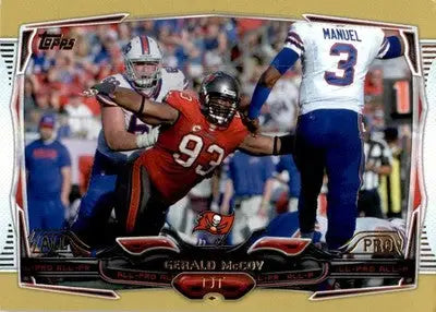 Gerald McCoy - 2014 Topps - #187 - Gold #/2014 SN Football - Football Card Single