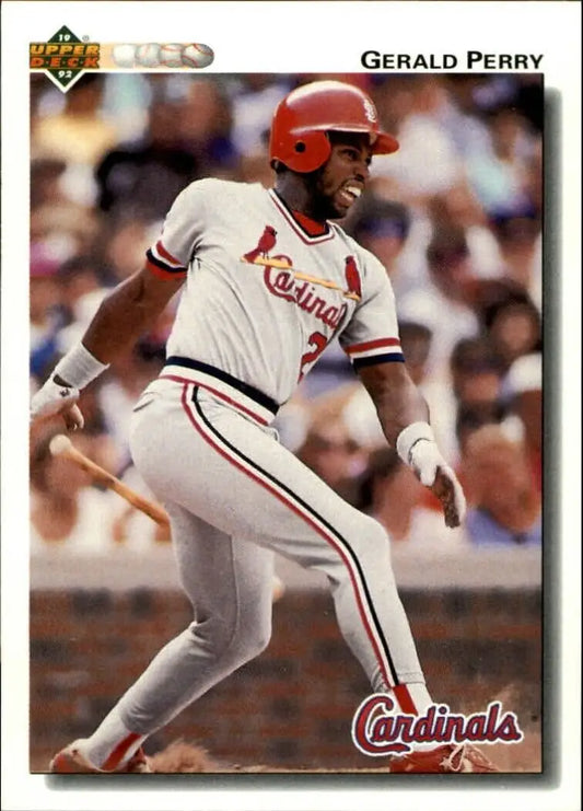 Gerald Perry 1992 Upper Deck MLB #690 Baseball Card St. Louis Cardinals - Baseball Card Single