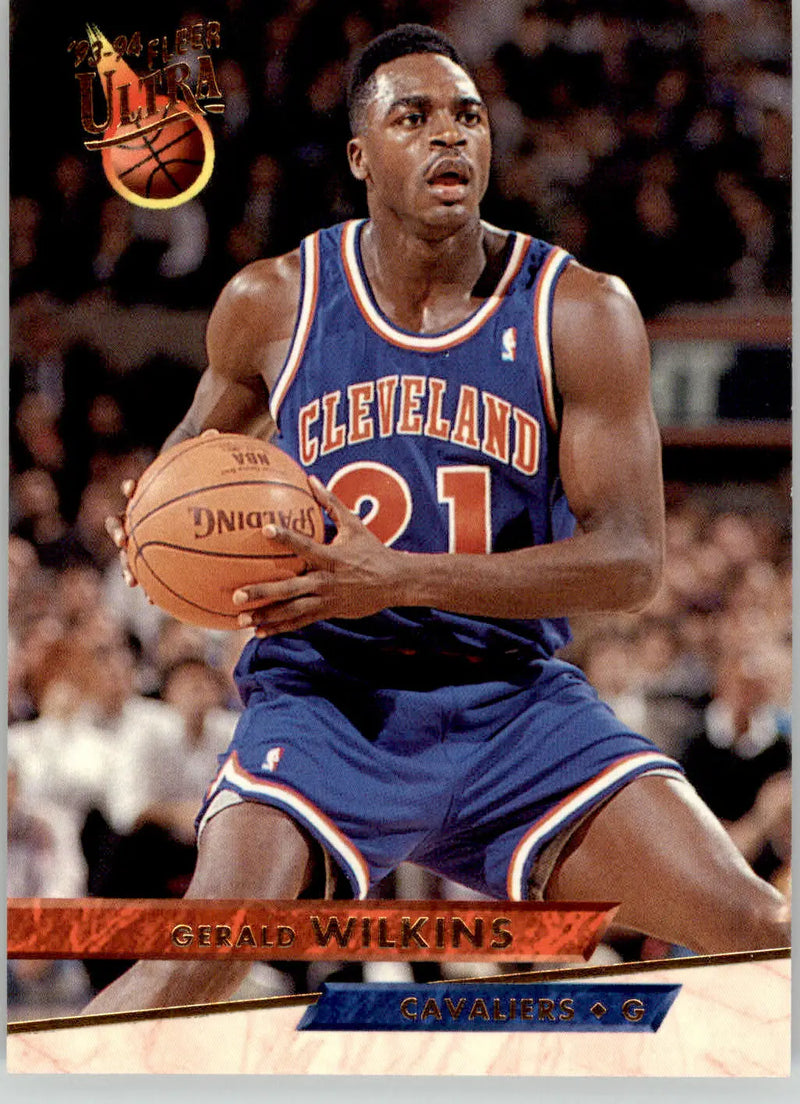 Gerald Wilkins - 1993-94 Ultra - #41 - Basketball - Basketball Card Single