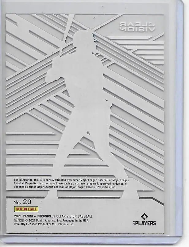 Geraldo Perdomo 2021 Chronicles Clear Vision #20 Arizona Diamondbacks (974) - Baseball Card Single