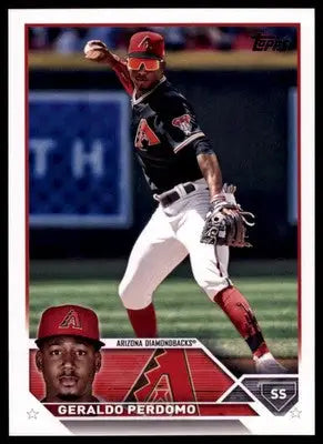 Geraldo Perdomo 2023 Topps #531 Arizona Diamondbacks - Baseball Card Single