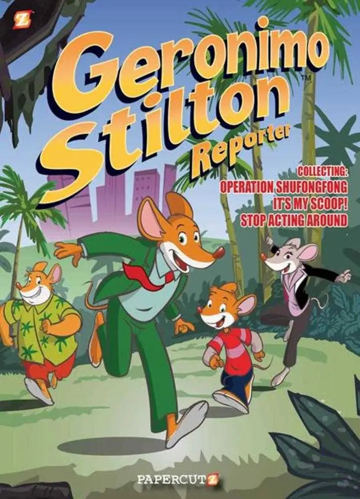 Geronimo Stilton Reporter book cover for Stilton Reporter series in 3 In 1 TPB Volume 01