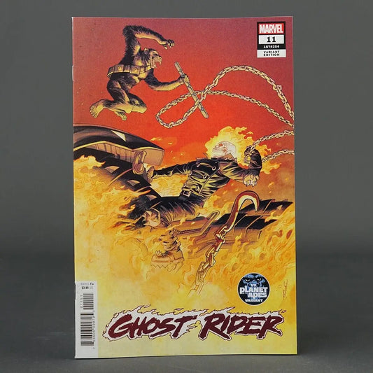 Comic book cover of Ghost Rider #11 featuring Danny Ketch in a dynamic action scene