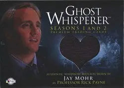 Trading card of Rick Payne with light hair in Ghost Whisperer Seasons 1 & 2 costume card