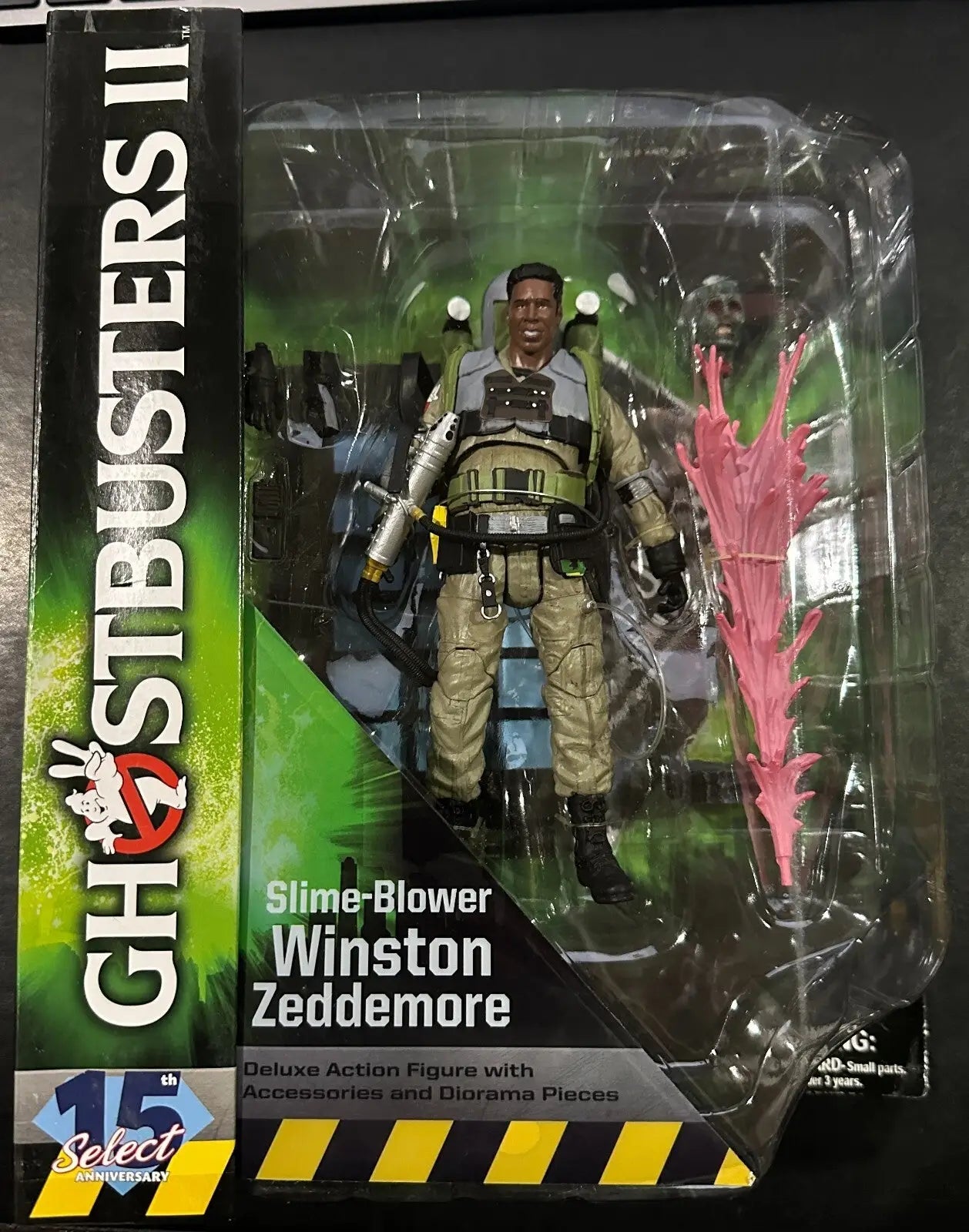 Ghostbusters Quittin Time Ray / GB2 Slime-Blower Winston Zeddemore SEALED DST - Action Figure & Toy