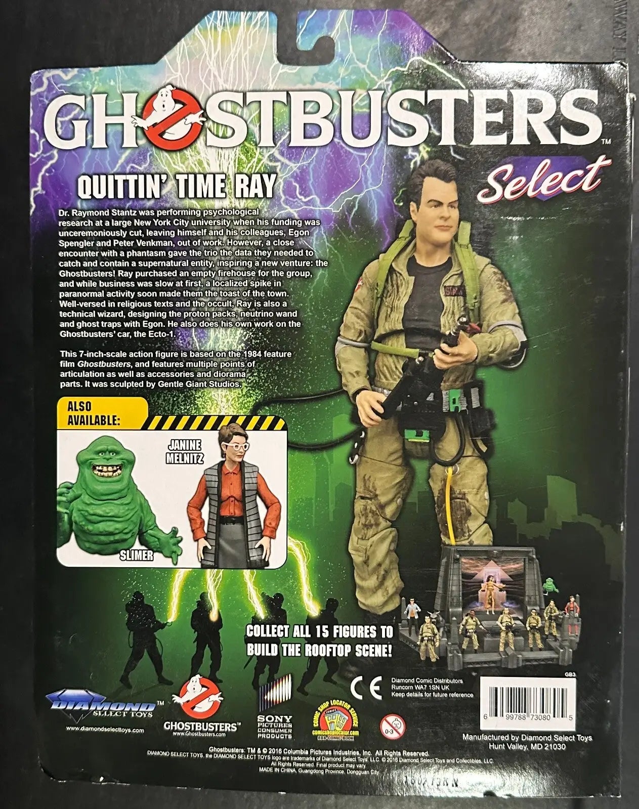 Ghostbusters Quittin Time Ray / GB2 Slime-Blower Winston Zeddemore SEALED DST - Action Figure & Toy