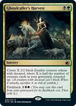 Ghoulcaller’s Harvest - Innistrad: Midnight Hunt - 225 - LP Magic: The Gathering - Magic Card Single