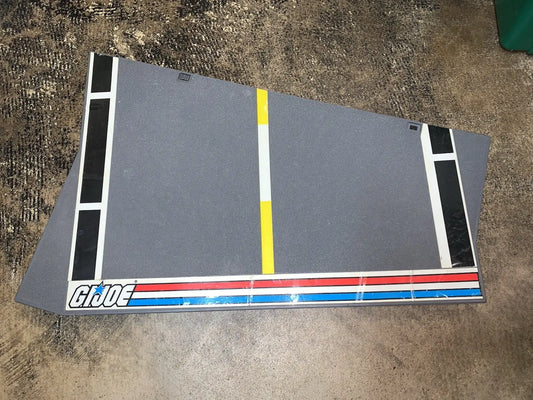GI Joe USS Flagg Aircraft Carrier Part Stern Top DECK END 1985 Hasbro - Action Figure & Toy