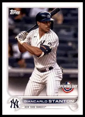 Giancarlo Stanton 2022 Topps Opening Day #113 New York Yankees - Baseball Card Single